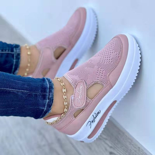 Summer Sneakers New Casual Low Wedge Breathable Non-Slip Comfort Sport Shoes